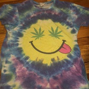 Tie die wild fox top